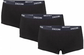 Zaccini Dames 3-pack: Short- Zwart