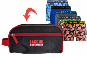 Zaccini Etui + 5 Zaccini boxers