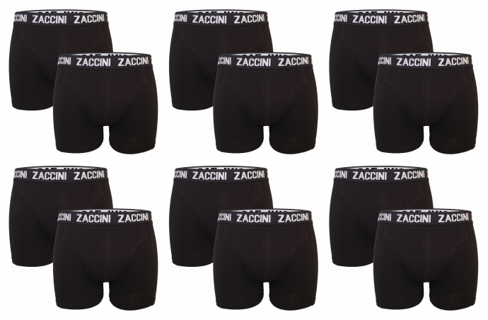 Zaccini 12-pack: Uni / Zwart