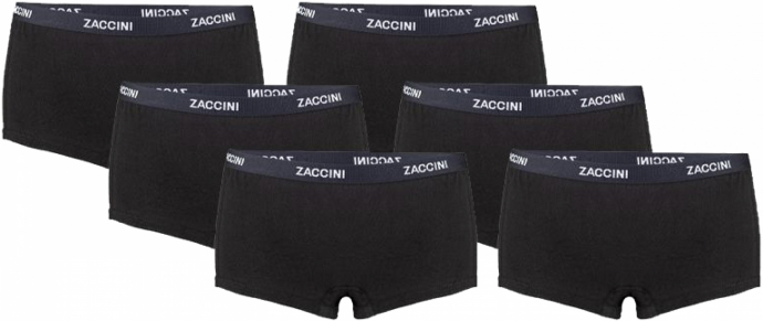 Zaccini Dames 6-pack: Uni / Black