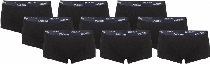 Zaccini Dames 9-pack: Uni / Black