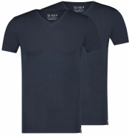 RJ Good Life Athens 2-Pack: Heren T-Shirt V-Hals Navy