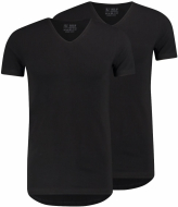 RJ Everyday Den Bosch 2-Pack: Heren T-Shirt V-Hals Zwart