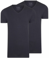 RJ Everyday Den Bosch 2-Pack: Heren T-Shirt V-Hals Navy