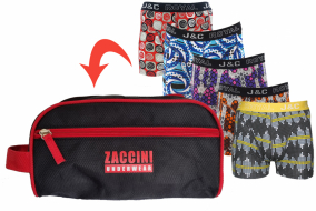 Zaccini Etui + 5 J&C boxers