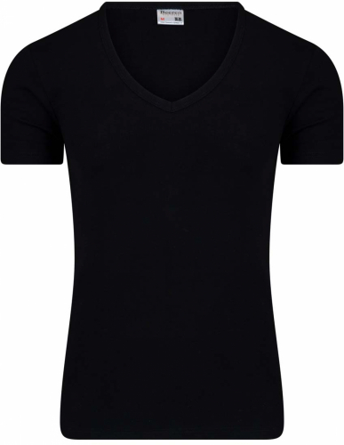 Beeren M3000 Heren T-Shirt: Deep V-Neck - Zwart