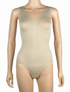 J&C Dames body met breed bandje - Huid J&C Dames body met breed bandje - Huid