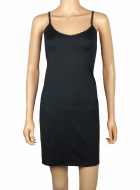 J&C Dames onderjurk: Zwart J&C Dames onderjurk: Zwart
