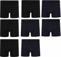 Zaccini 8-pack: Uni / Zwart & Navy Tonal