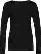 Thumbnail RJ Thermo Dames Shirt Lange Mouw Kant - Zwart