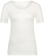 RJ Thermo Dames T-Shirt Kant - Wit RJ Thermo Dames T-Shirt Kant - Wit