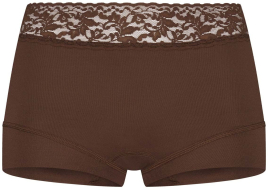 RJ Pure Color Dames Short Kant - Espresso RJ Pure Color Dames Short Kant - Espresso