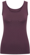 RJ Dames Dames PC Singlet: aubergine RJ Dames Dames PC Singlet: aubergine