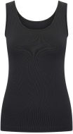 RJ Dames Dames PC Singlet: zwart RJ Dames Dames PC Singlet: zwart