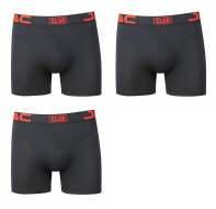 J&C Club 3-pack: Zwart