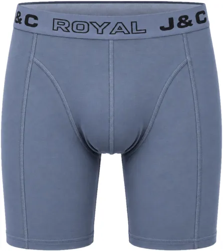 J&C Underwear Uni / Stone Blauw met lange pijp