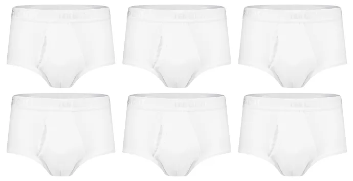 Ten Cate Heren 6-Pack:  Basic Slip Wit