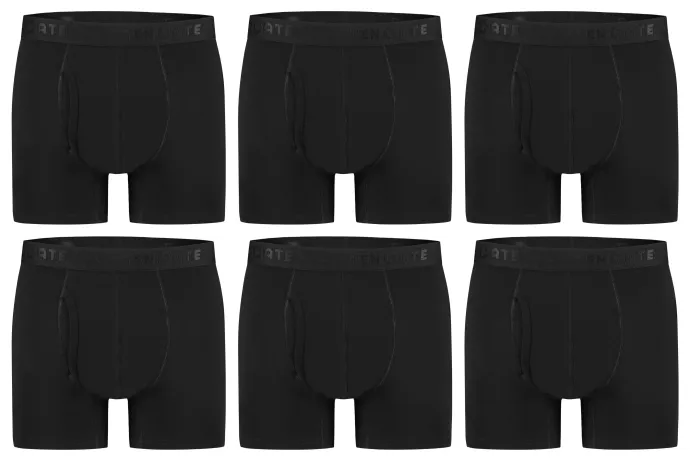 Ten Cate Heren 6-Pack:  Basic Boxer Zwart