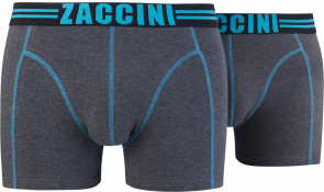 Zaccini 2-pack: Grey Melange / Aqua