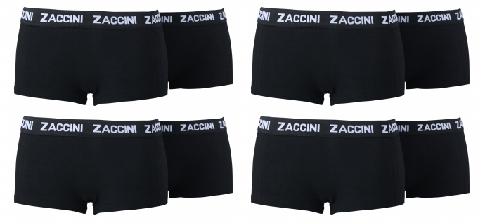 Zaccini Dames 8-pack: Uni / Black