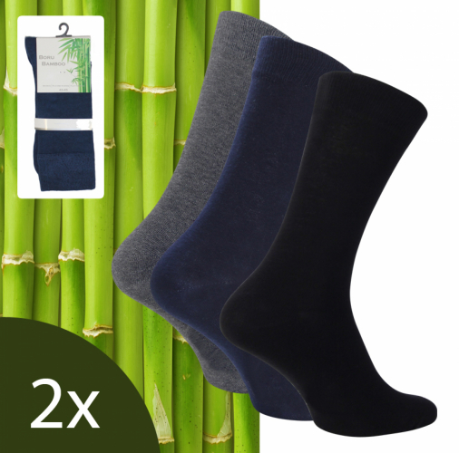 Boru Bamboe Sokken 6-pack: Mix