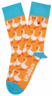 Unabux Sokken - Orange Ducks